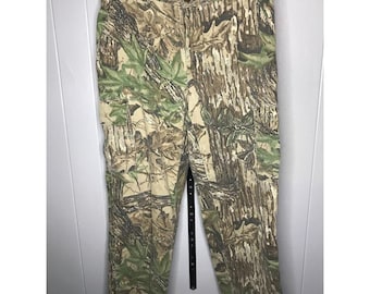 Vintage Realtree Timber camo Cargo pants mens 38X33