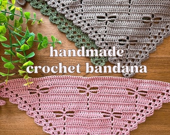 Dragonfly Crochet Bandana | Handmade to Order