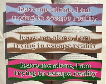 Leave Me Alone Bookmark