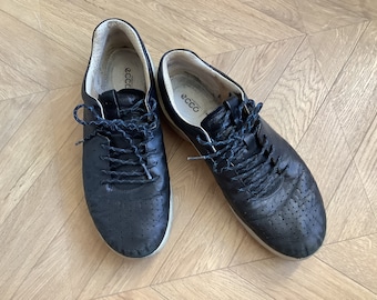 Ecco Biom Genuine Yak Leather Men's Trainers Shoes, Size 44(EU) 10-10.5(US) 28cm