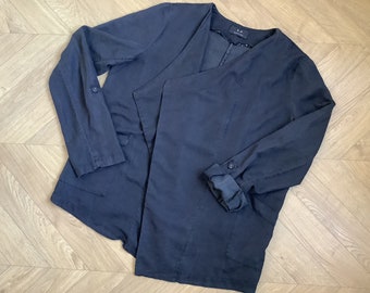 Modström geschlechtsfreie schwarze Alltagsjacke