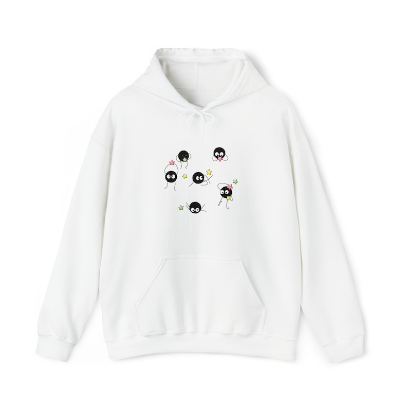 Sootball Susuwatari Makuro-kuroske Studio Ghibli Totoro Hoodie Unisex image 1