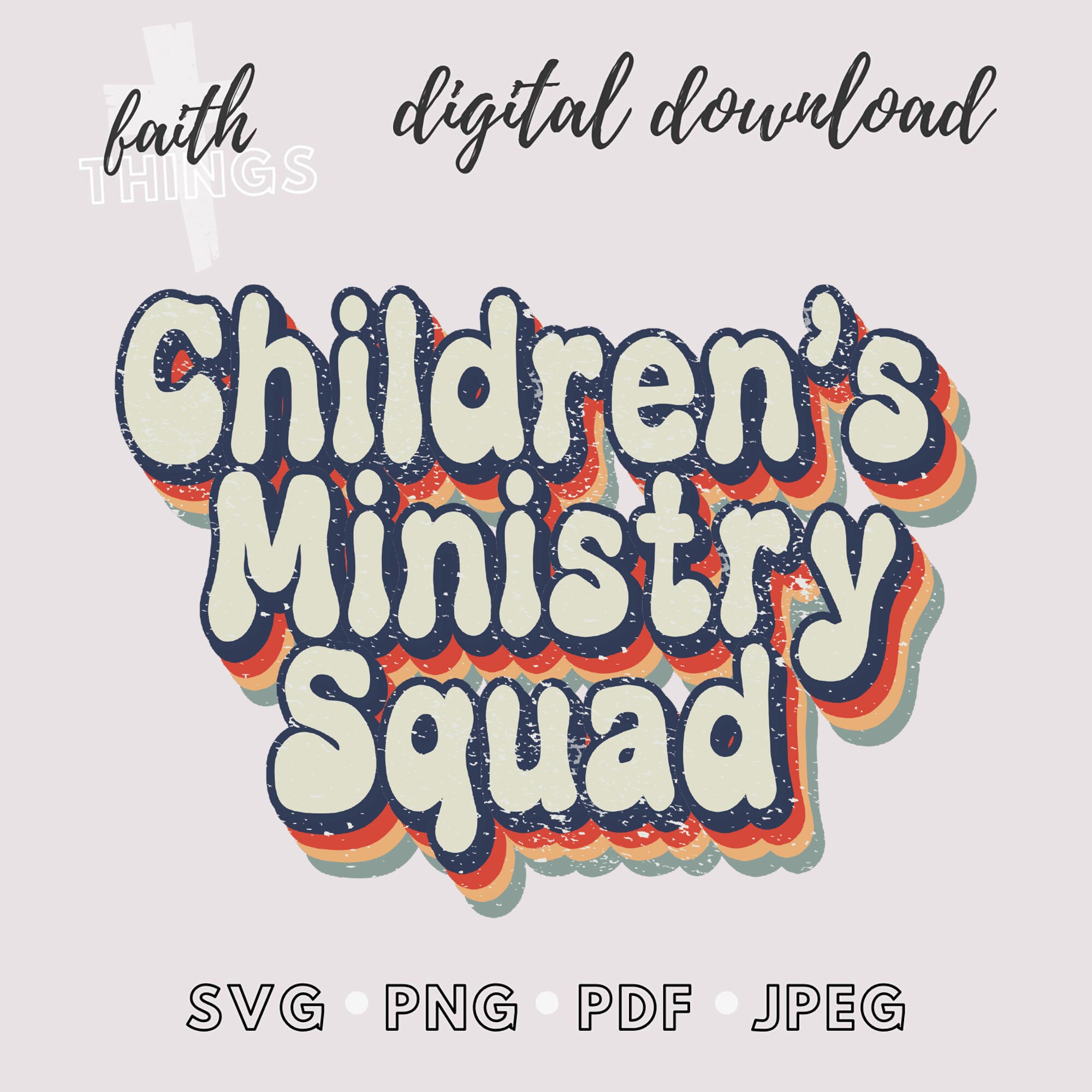 Children's Ministry Squad PNG Children's Ministry Shirt Kids Ministry