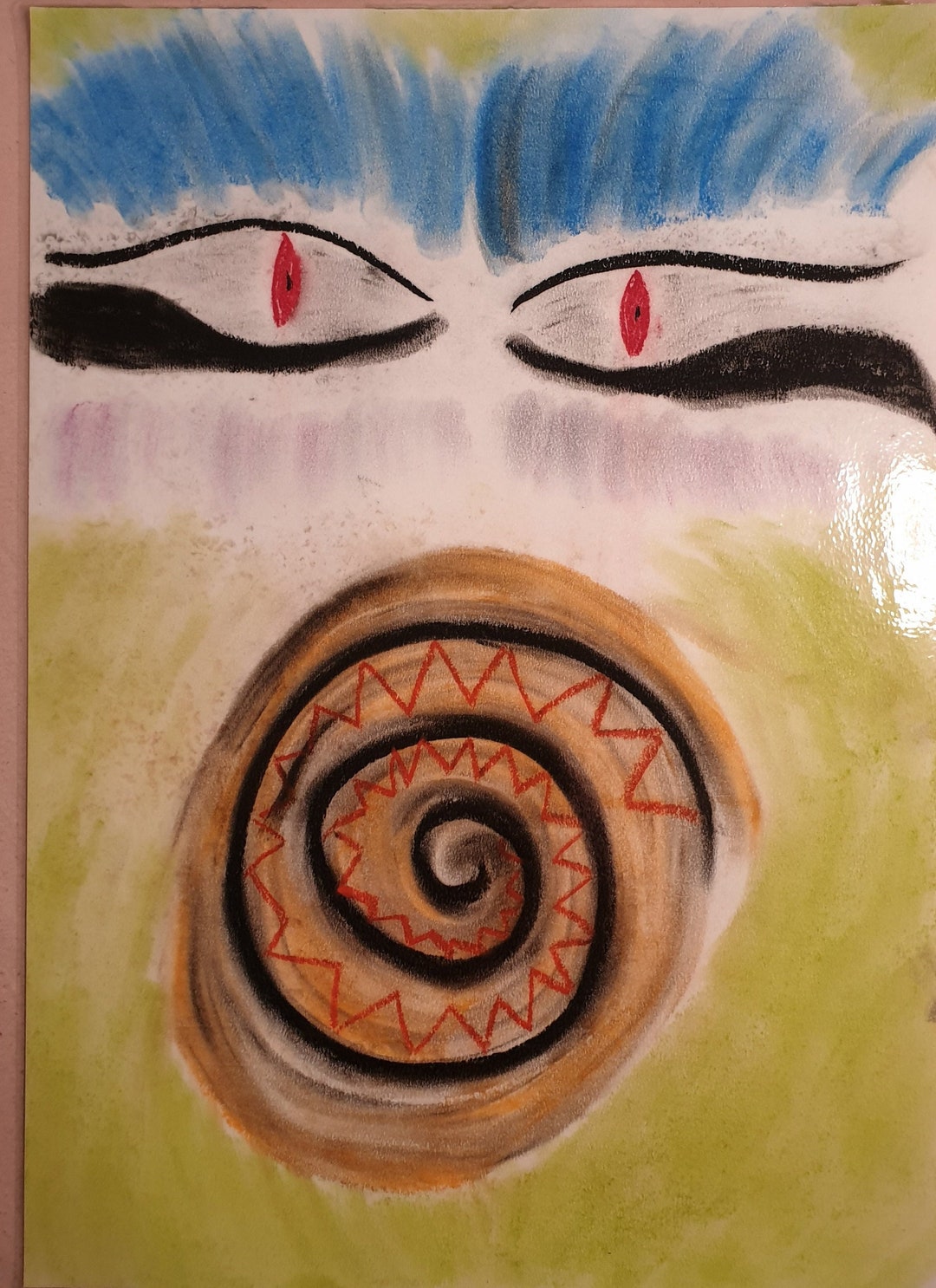 Spiral of Teeth, Spiral of Teeth, Pastel Chalk, DID, DIS, Cptsd, Alter