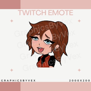 Claire Redfield Twitch and Discord emote