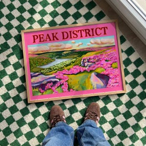 The PEAK DISTRICT Art Print
