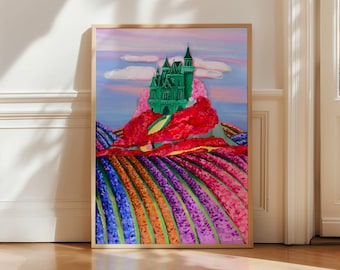 The Emerald City Art Print, Wicked Inspired Illustration