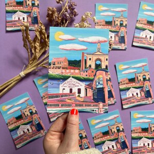 Carte postale Kelham Island Sheffield, A6 Yorkshire Impression artistique