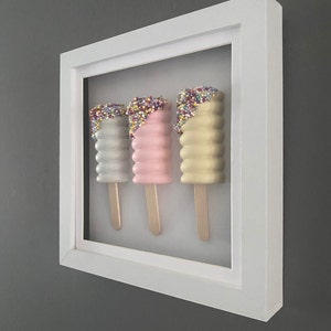 Twister Lolly Resin Sculpture, Colourful Pop Art Wall Decor