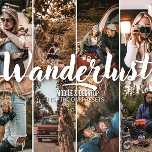 12 Mobile Lightroom Presets, Influencer Preset, Wandelurst Travel Preset, Aesthetic Preset, Instagram Filter, Photographer Moody Preset