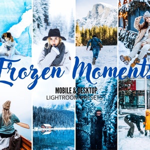 10 Lightroom Presets, Lightroom Mobile Preset, Winter Presets, Winter Blogger, Instagram Preset, Holiday Preset, Desktop Preset, vsco filter