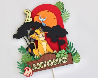 Lion King Cake Topper/ Simba Cake Topper/ Lion King Party Decorations/Lion King Birthday Party/ Simba Centerpieces