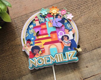 Encanto Cake Topper/ Encanto Theme Party/ Encanto Party Decorations/ Encanto Birthday Party/ Personalized Encanto Cake Topper