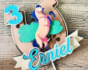 Spirit Cake Topper/ Spirit Centerpieces/ Spirit Riding Free Party Decorations/ Spirit Riding Free Birthday Party/ Horse Cake Topper