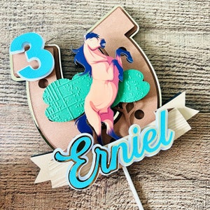 Spirit Cake Topper/ Spirit Centerpieces/ Spirit Riding Free Party Decorations/ Spirit Riding Free Birthday Party/ Horse Cake Topper