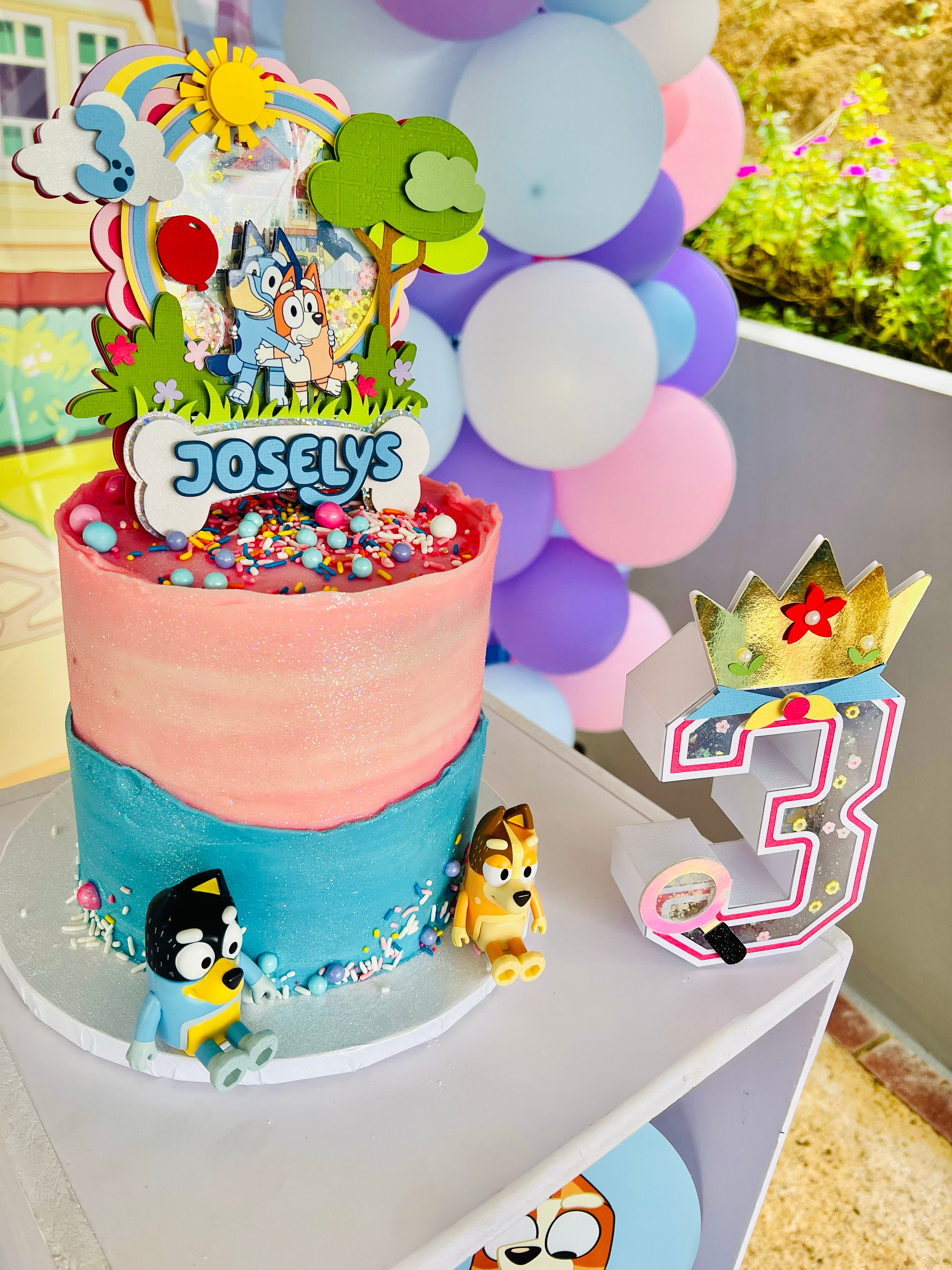 Bluey Cake Topper