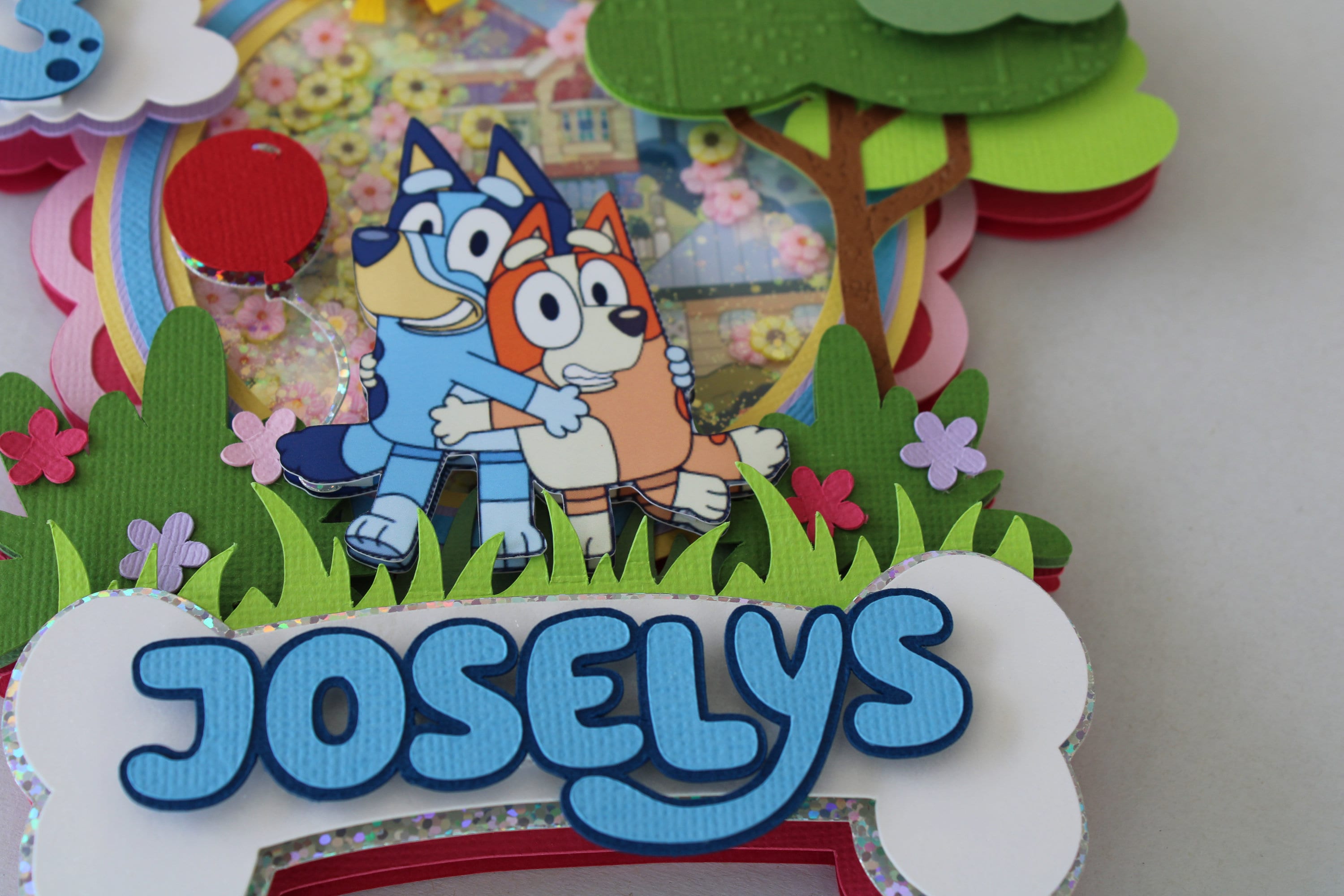 Bluey Cake Topper