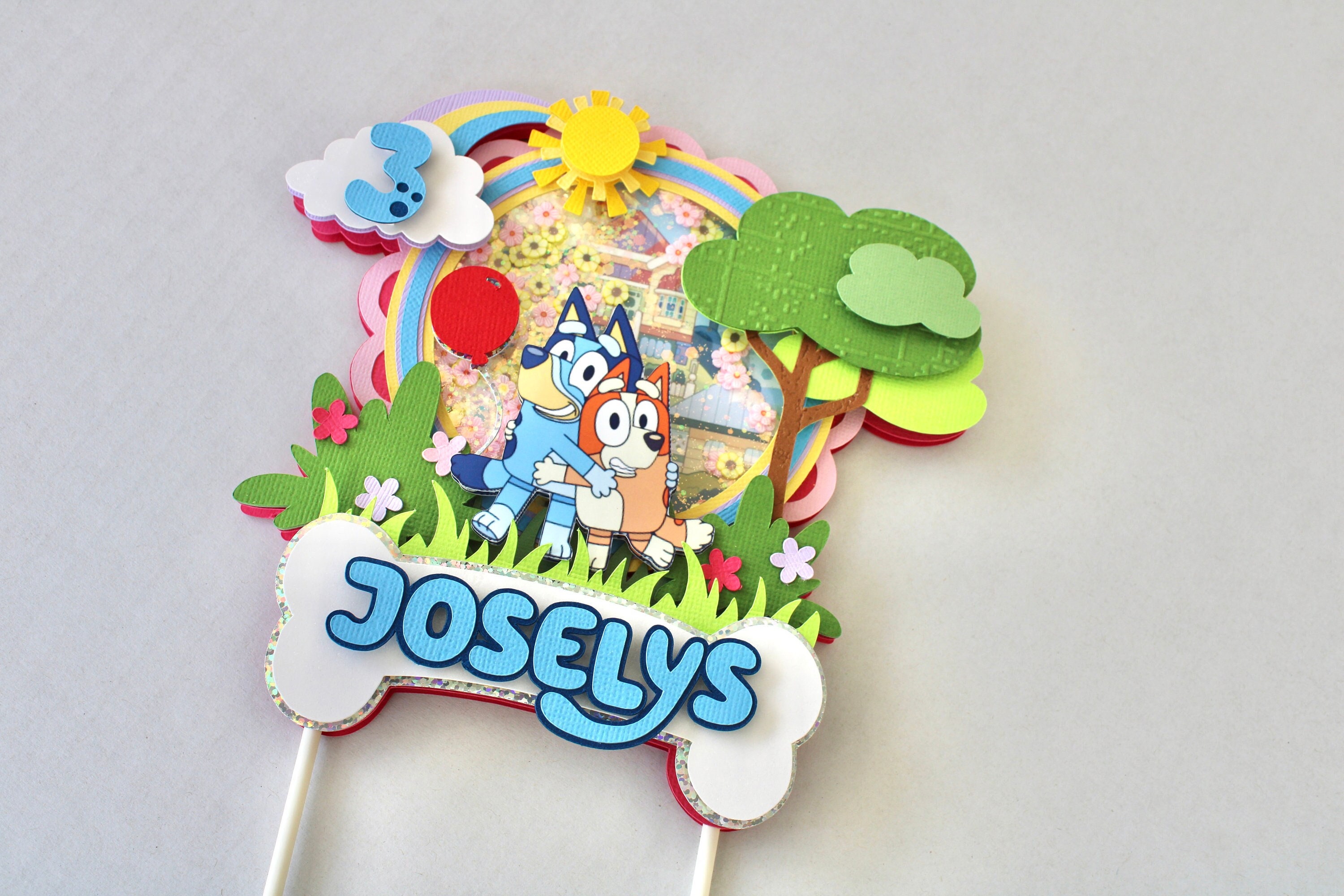 Bluey Cake Topper