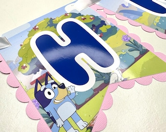 Bluey Birthday Party Banner: Family Theme