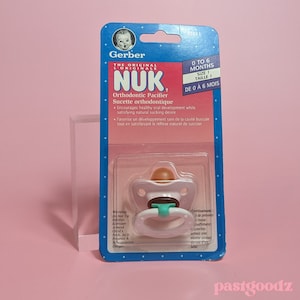 Gerber Nuk Hospital Pacifier Vintage Pacifiers Vintage 1997 Gerber