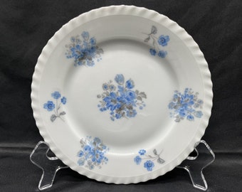 VTG fein Boho China Blau Floral 7,5 ”Salatteller Porzellan
