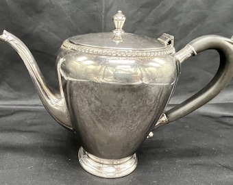 Vintage Primrose Teller Galvanisierter Kupfer Teekanne