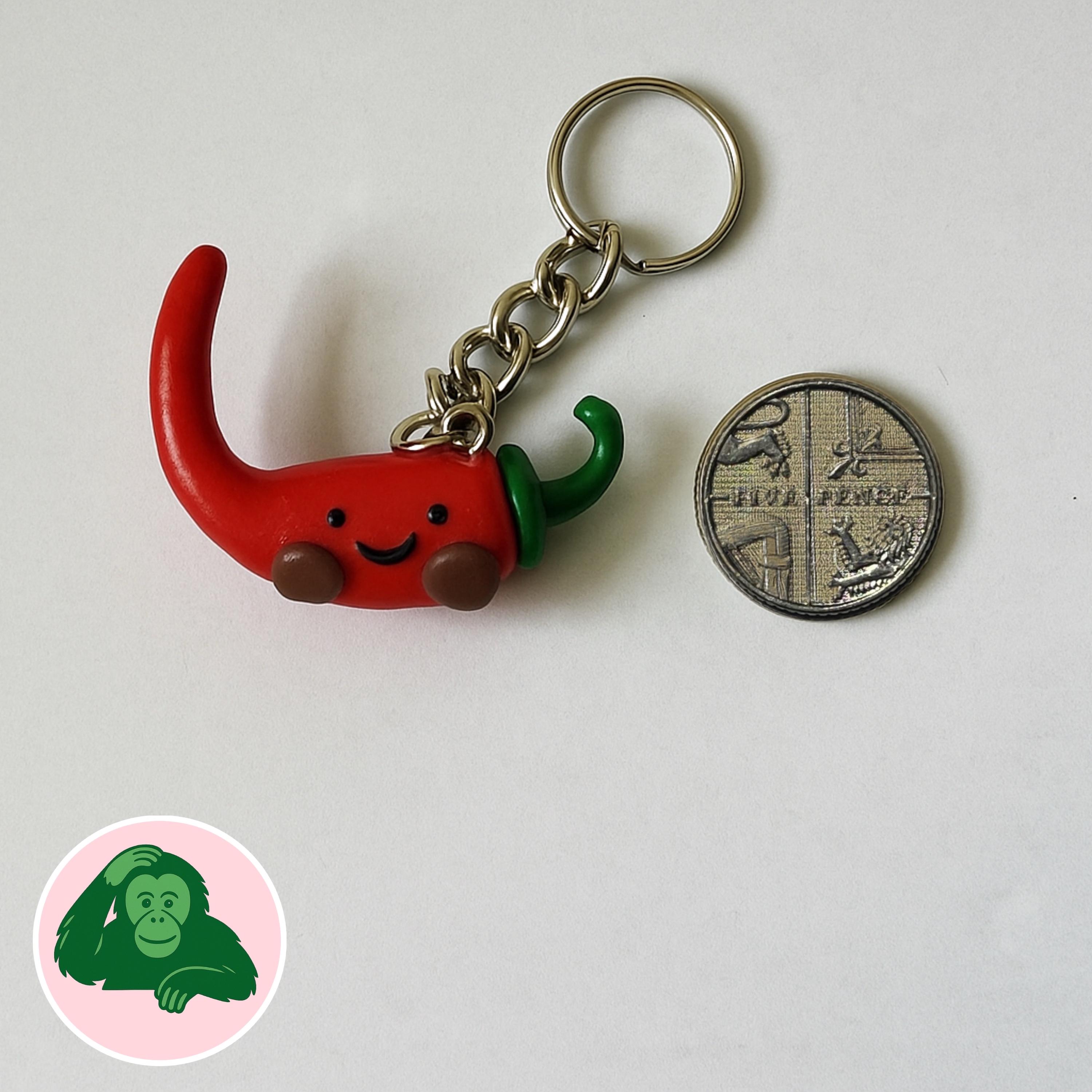 Jellycat Inspired Chilli Pepper Keychain - Etsy UK