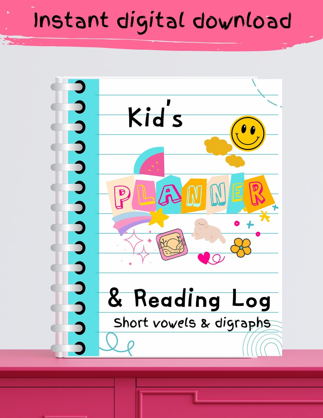 Reading List, Printable Kids Reading Log, Book Tracker, Books to Read, Reading Journal, Reading ...