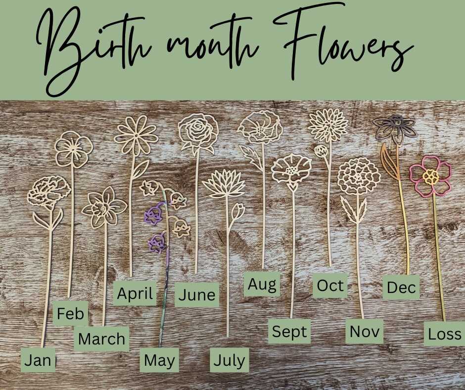 Build Your Own Birth Flower Bouquet - Il Fullxfull.5909636740 Jobh 