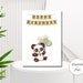 Printable Birthday Card Cute Panda Birthday Card Birthday Card Birthday ...