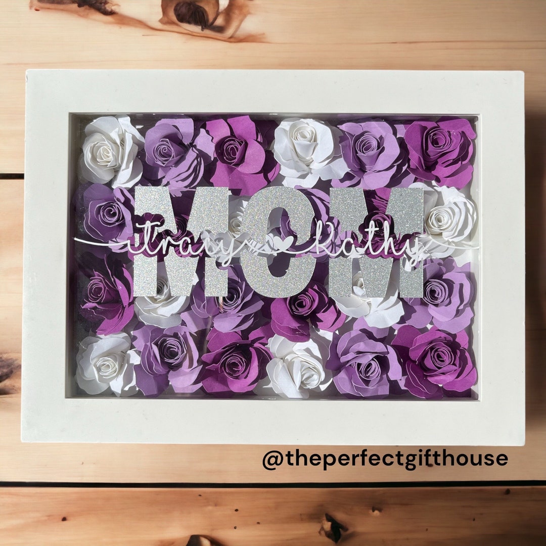 Custom Personalized Shadow Box Gift for Mom Best Gift for Mom, Grandma