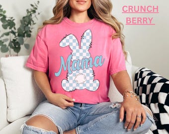 Ostern Shirt, süßes Mama T-Shirt, passende Mama und Mini, buntes Frühlings Shirt, Mama Geschenk, Pastell Ostern Outfit, trendiges Urlaub Tee, passend zu Ostern