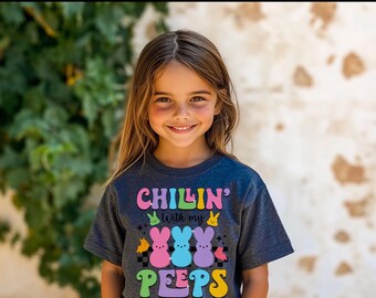 Trendy süßes Ostern Kinder Shirt, lustiges Häschen Shirt für Jungen & Mädchen, Ostereiersuche T-Shirt, Kleinkind Frühling Geschenkidee, Geburtstag, Playdate Shirt