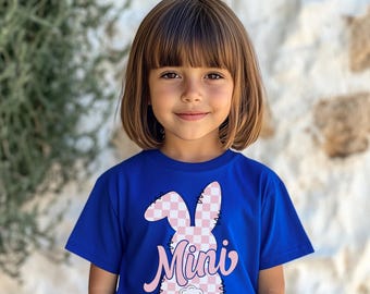 Trendy süßes Ostern Kinder Shirt, lustiges Häschen Shirt für Jungen & Mädchen, Ostereiersuche T-Shirt, Kleinkind Frühling Geschenkidee, Geburtstag, Playdate Shirt