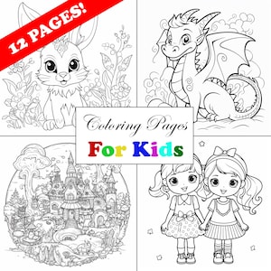 Printable Coloring Pages for Kids - Fun and Educational Activity Sheets