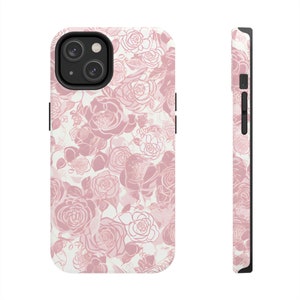 iPhone case aesthetic flower pattern, iPhone case flower design, stylish tough lightweight iPhone case, iPhone 14 case, iPhone 13 case Bild 2