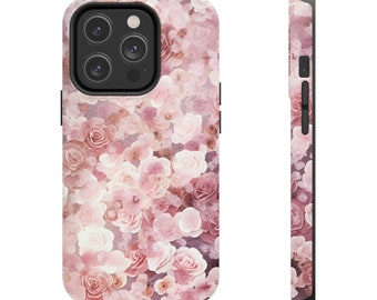 iPhone case aesthetic flower pattern, iPhone case flower design, stylish tough lightweight iPhone case, iPhone 14 case, iPhone 13 case