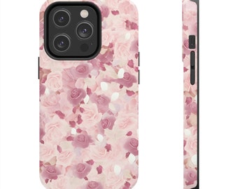 iPhone case aesthetic flower pattern, iPhone case flower design, stylish tough lightweight iPhone case, iPhone 14 case, iPhone 13 case