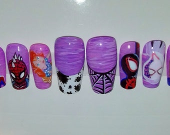 Spiderman Press-on Nails