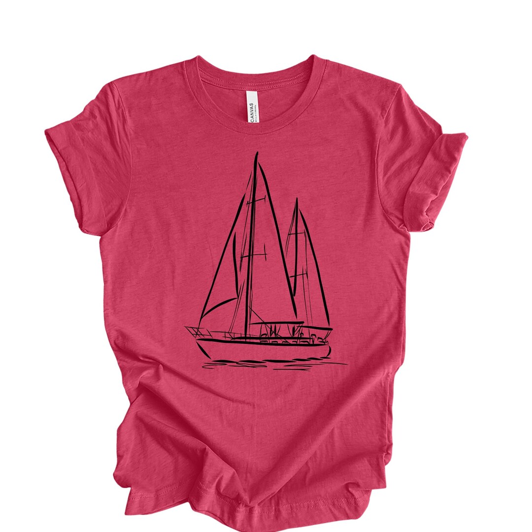 Sailing Lover Shirt Sailboat Shirt Retro Sailboat Shirt Etsy