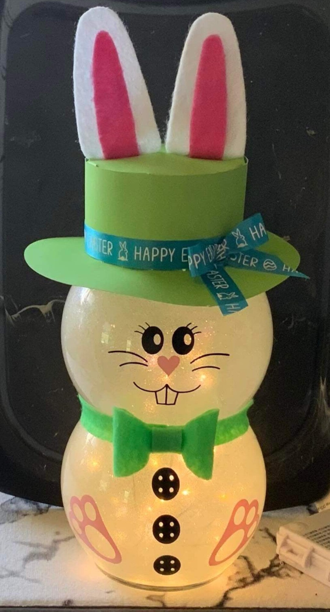 Light up Easter Bunny Etsy