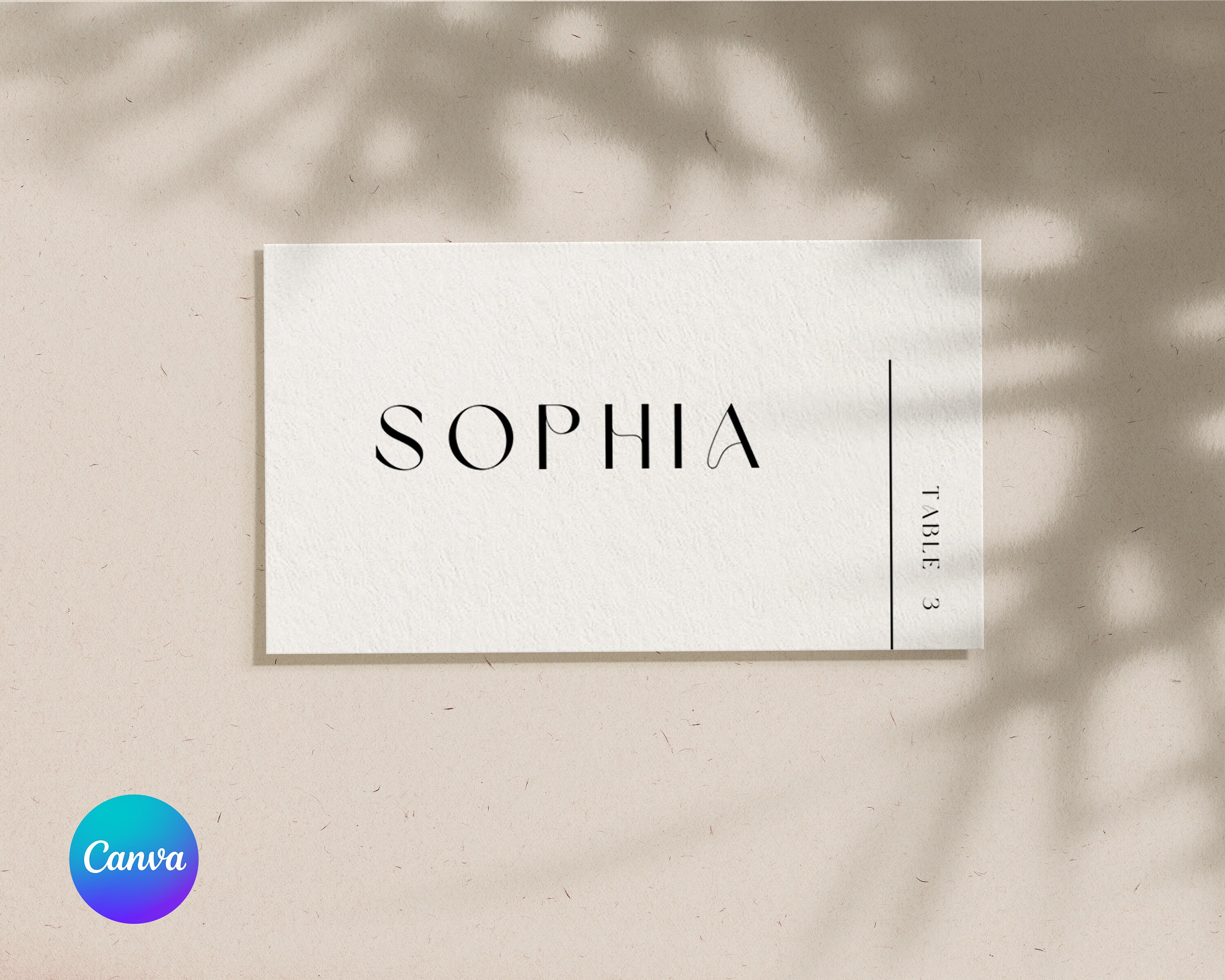 Place Card Template Editable Wedding Place Cards Printable Escort Cards ...