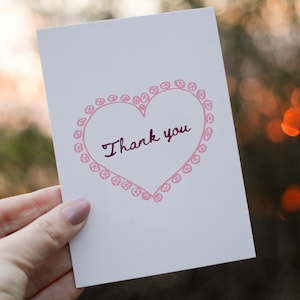 Danke-Karte Illustrierte Danke-Karte Bearbeitbare Vorlage Druckbare Danke Gefaltete Karte Hochzeit Danke Braut Whimsical Danke