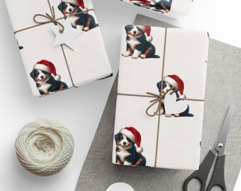 2025v1 - Australian Shepherd Christmas Wrapping Paper gift wrap holiday roll