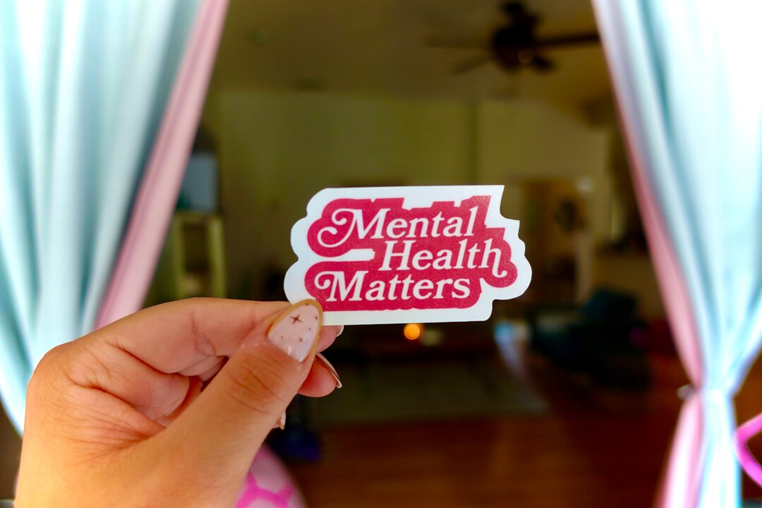 Mental Health Matters Waterproof Sticker - Etsy