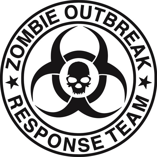 Zombie Car Decal Etsy