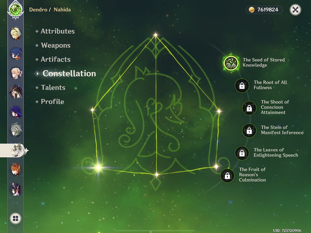 Compte GENSHIN IMPACT AR58 End Game - 1200 Artefacts, 80% Exploration, Personnages 5* (PC/Android)