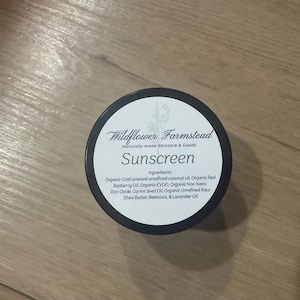 All-Natural Mineral Sunscreen