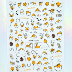 Egg Nail Art Sticker