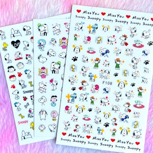 Snoopy Nail Stickers